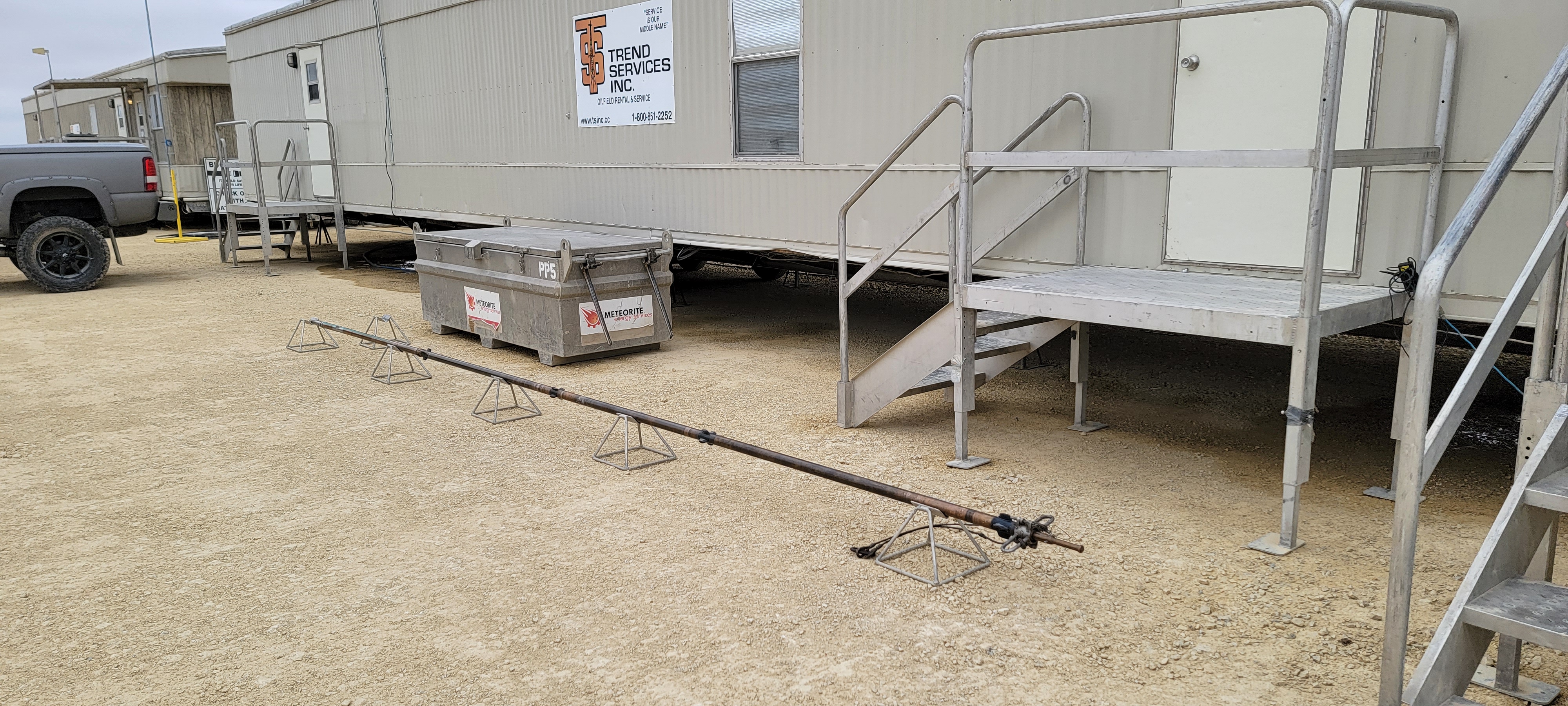 MWD drill string equipment on location